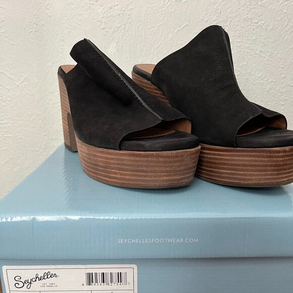 Seychelles Invigorated (Women's) Heeled Sandals - 9.5 women's - Black - Picture 2 of 3